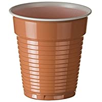 Sumicel Vaso de plástico 165 ml para Maquina automática en marrón